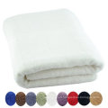 Vente chaude de haute qualité 100% coton blanc serviette de bain du fabricant de porcelaine